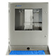 Bekijk de IP65 inox computerkast - vooraanzicht met toetsenbordlade en toetsenbord IP65 inox computerkast - met toetsenbordlade en toetsenbord - vooraanzicht | SENC-700